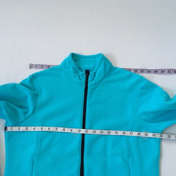 GEAR Luxe Fleece Full Zip Jacket Size Large Blue - Picture 11 of 15